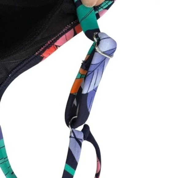 Swim Solutions Havanna Nights Bust Support Tankini Swim Top Size 16W Navy NWT - Picture 7 of 13